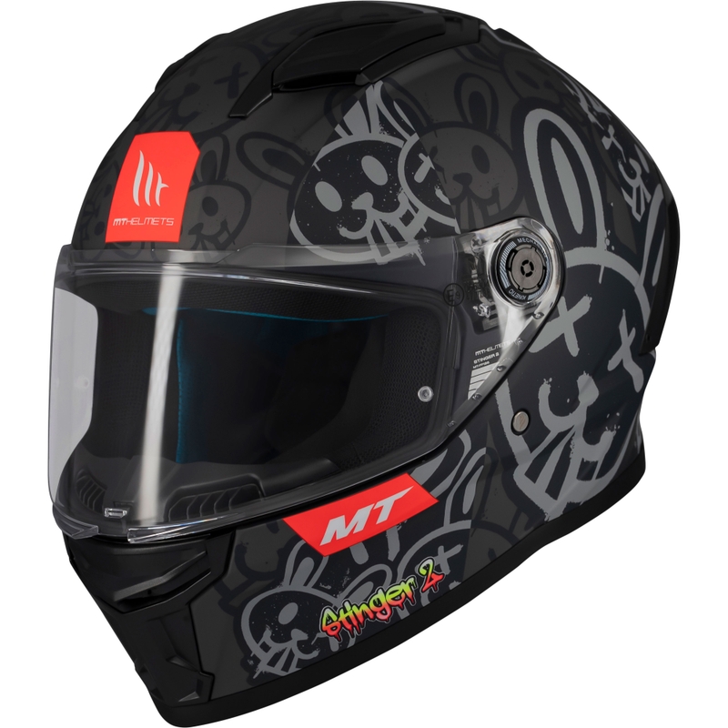 MT Stinger 2 RAM F1 integraalhelm zwart-grijs