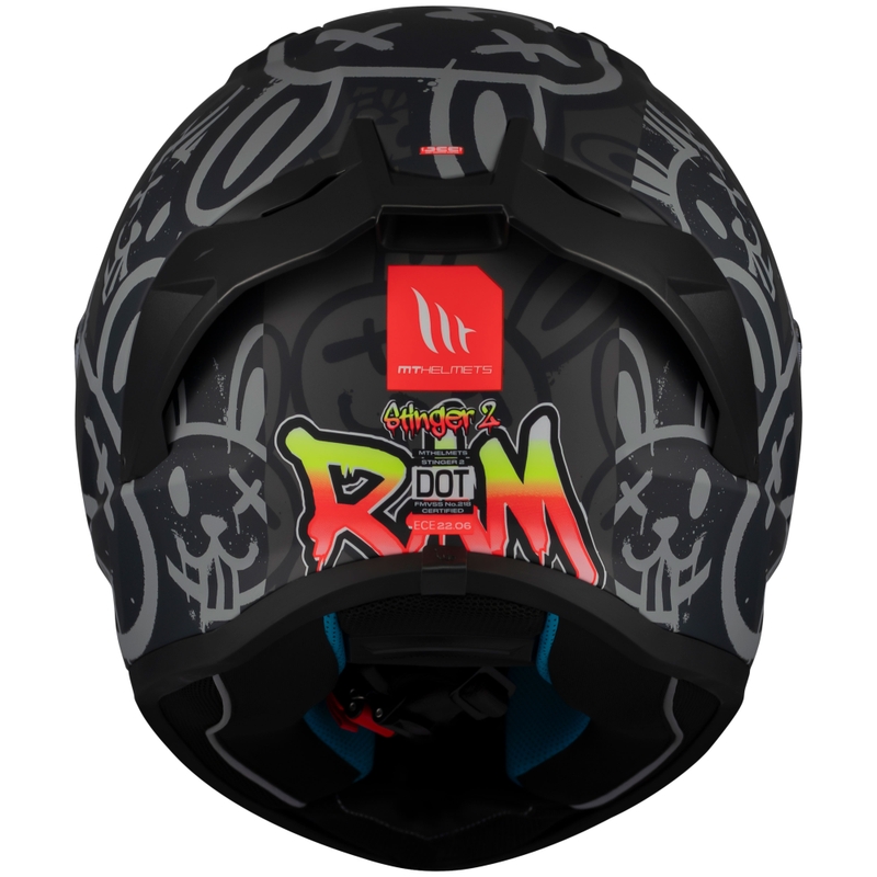 MT Stinger 2 RAM F1 integraalhelm zwart-grijs