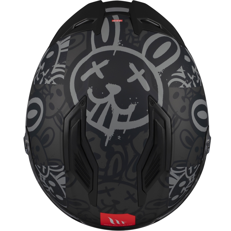 MT Stinger 2 RAM F1 integraalhelm zwart-grijs