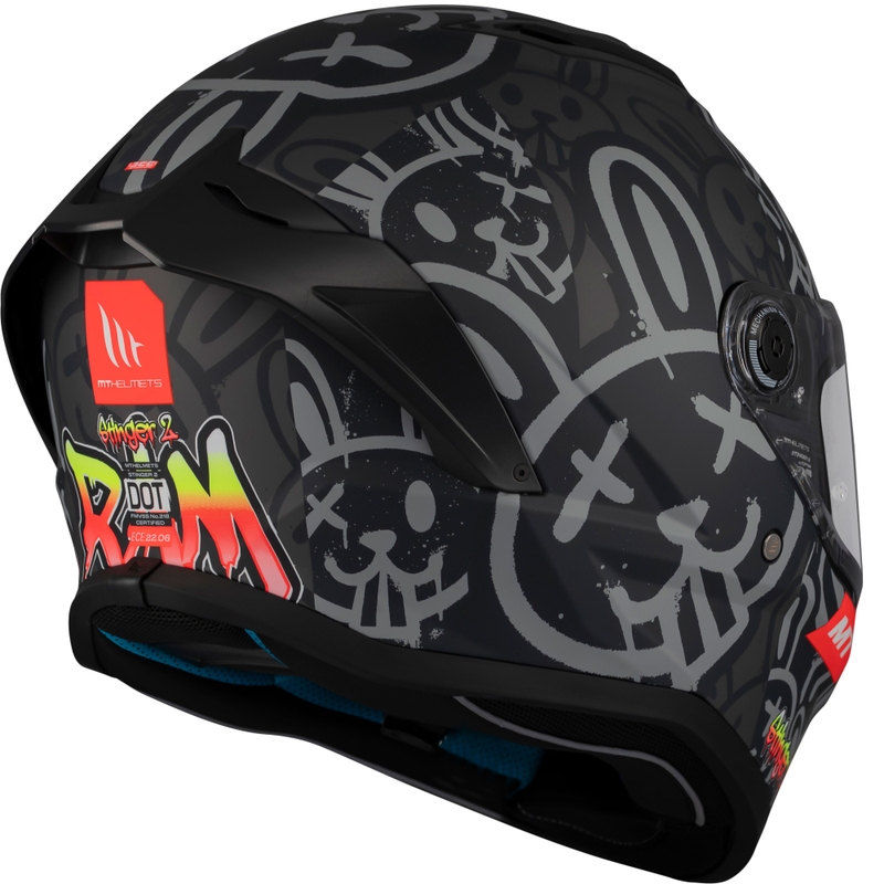 MT Stinger 2 RAM F1 integraalhelm zwart-grijs