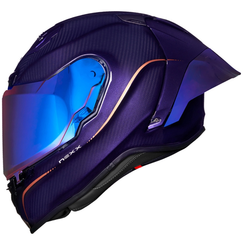 Integraalhelm voor motorfiets Nexx X.R3R Hagibis Carbon paars