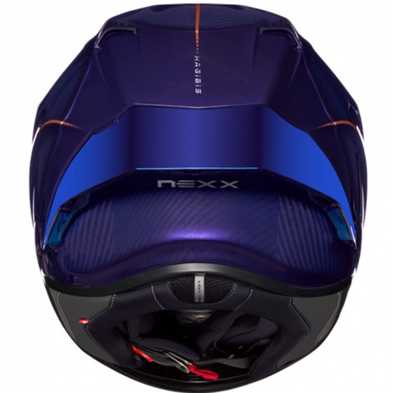 Integraalhelm voor motorfiets Nexx X.R3R Hagibis Carbon paars