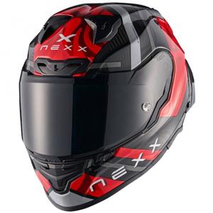 Integraalhelm voor motorfiets Nexx X.R3R Swirl rood
