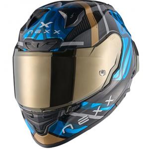 Nexx X.R3R Swirl integraal motorhelm turquoise