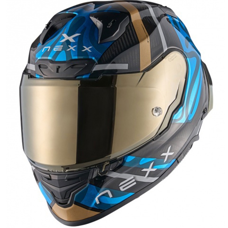 Nexx X.R3R Swirl integraal motorhelm turquoise