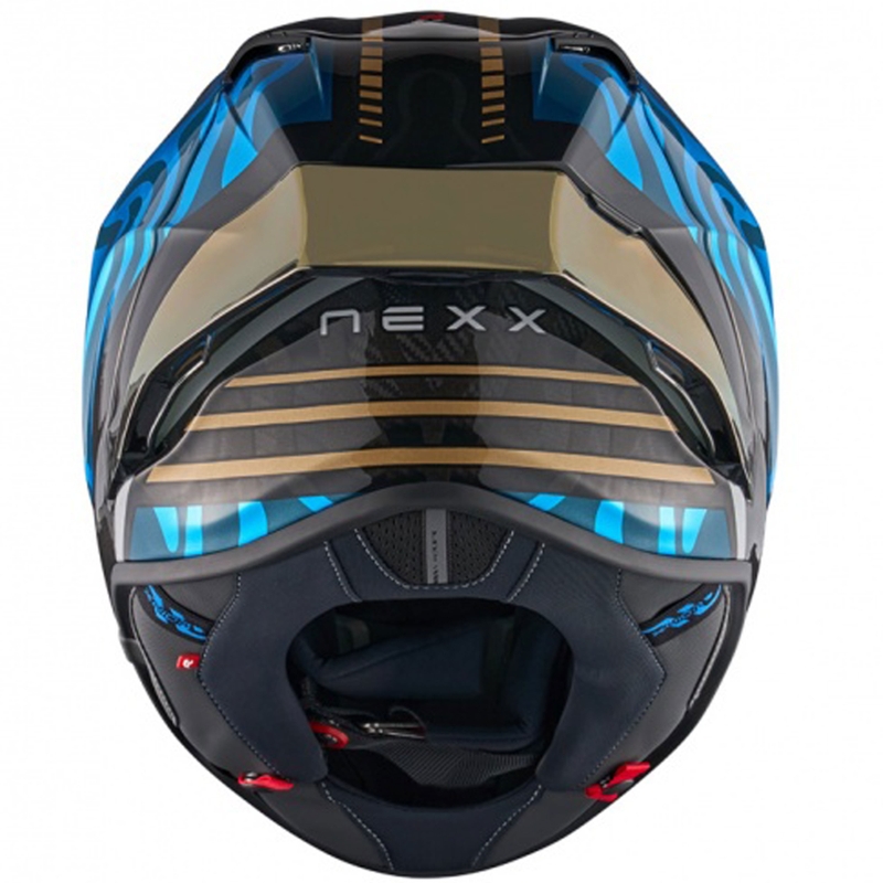 Nexx X.R3R Swirl integraal motorhelm turquoise