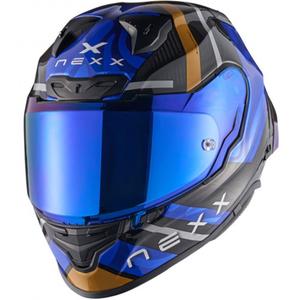 Nexx X.R3R Swirl integraal motorhelm donkerblauw