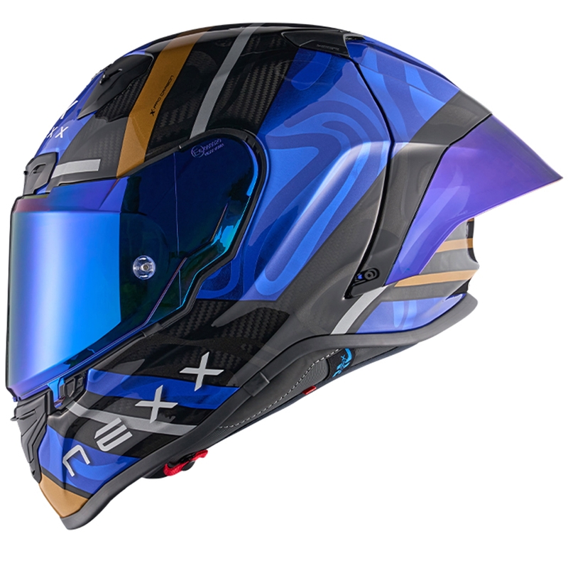 Nexx X.R3R Swirl integraal motorhelm donkerblauw