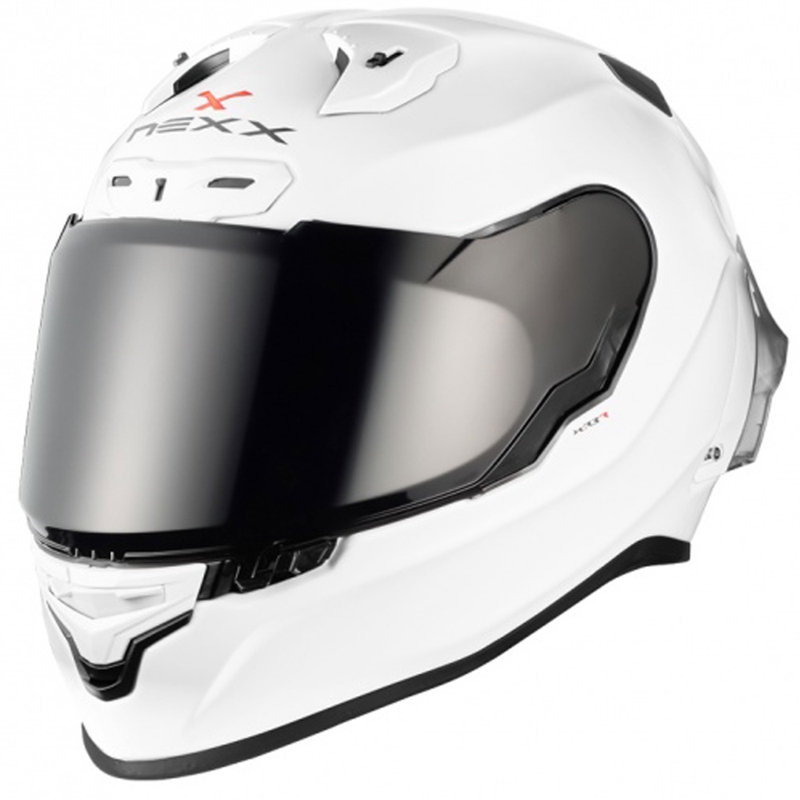 Nexx X.R3R Plain Full Face Motorhelm Wit