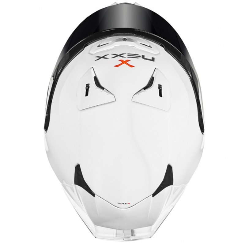 Nexx X.R3R Plain Full Face Motorhelm Wit