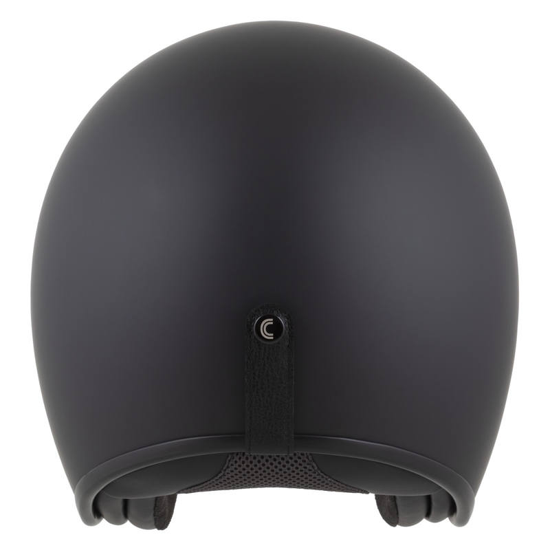 Cassida Oxygen 2.0 Solid Open Face Motorhelm Mat Zwart-Donkergrijs