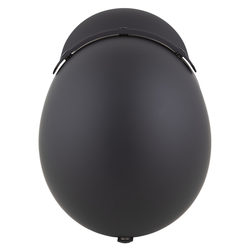 Cassida Oxygen 2.0 Solid Open Face Motorhelm Mat Zwart-Donkergrijs