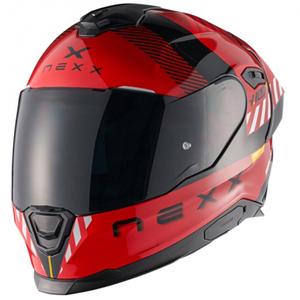 Integraalhelm NEXX Y.100R Fade rood-zwart