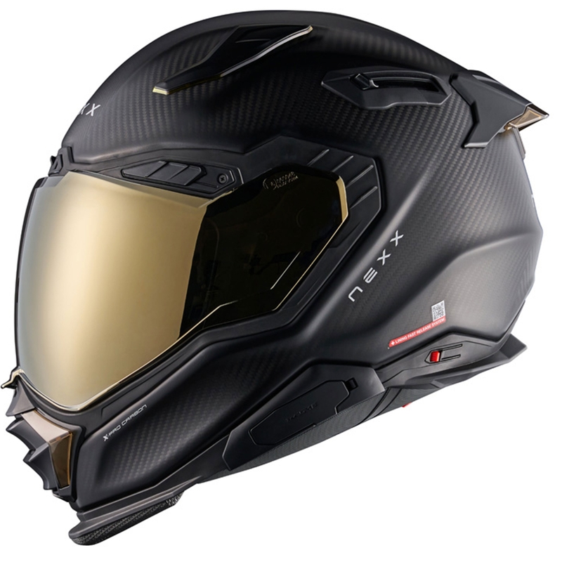 Integraal motorhelm Nexx X.WST3 Zero PRO Carbon mat goud