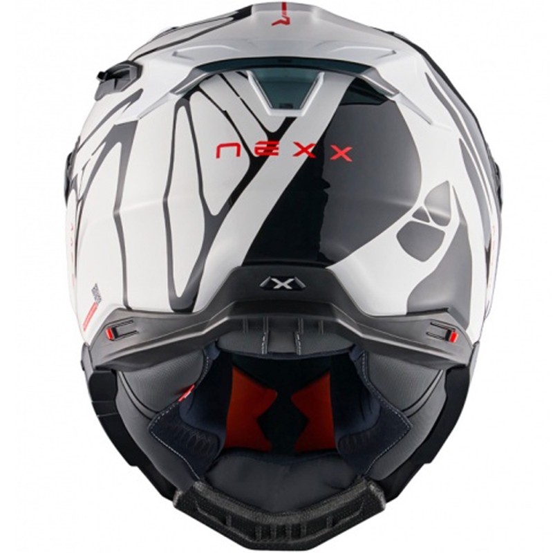 Integraal motorhelm Nexx X.WST3 B-Side wit-zwart