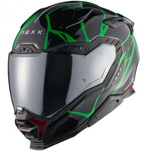 Integraal motorhelm Nexx X.WST3 B-Side zwart-groen