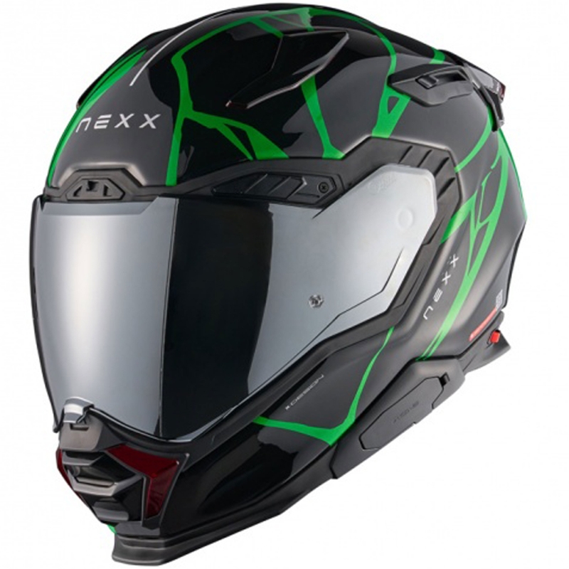 Integraal motorhelm Nexx X.WST3 B-Side zwart-groen