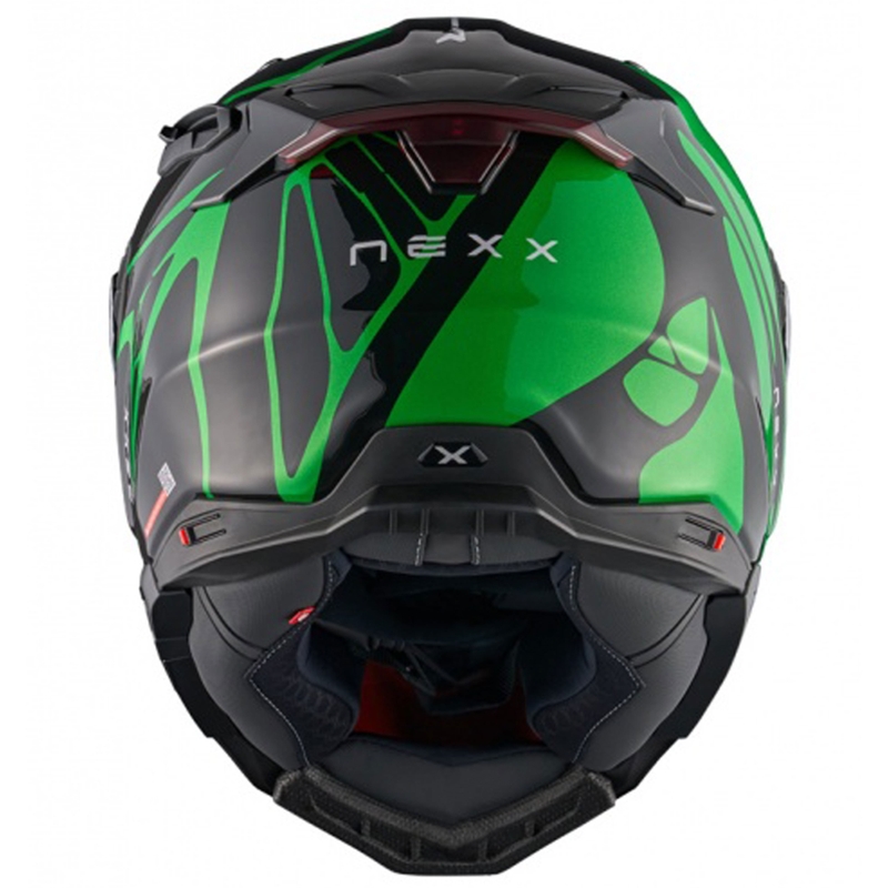Integraal motorhelm Nexx X.WST3 B-Side zwart-groen