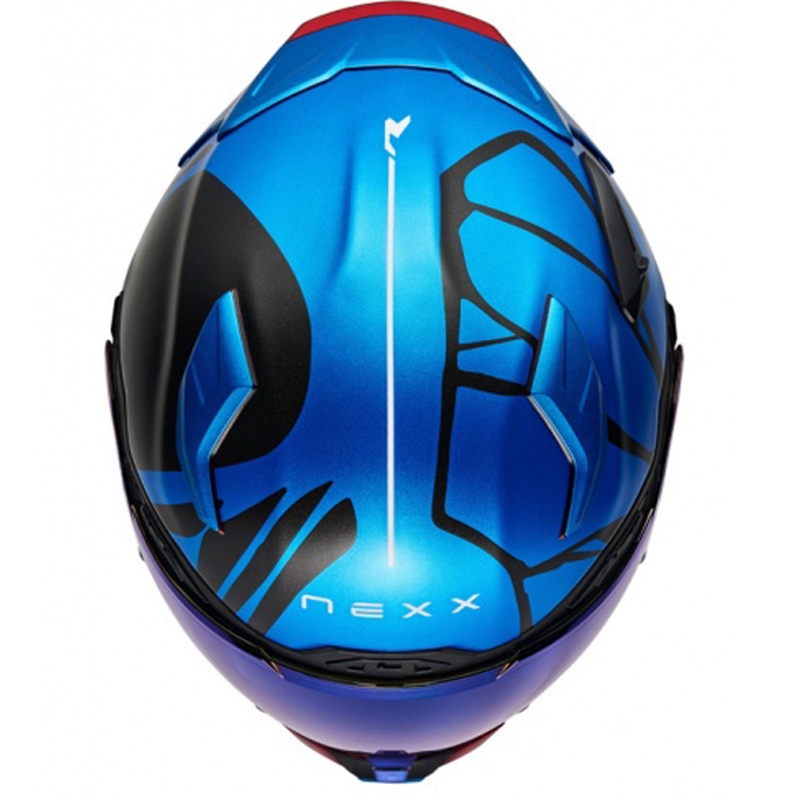 Integraal motorhelm Nexx X.WST3 B-Side blauw-zwart