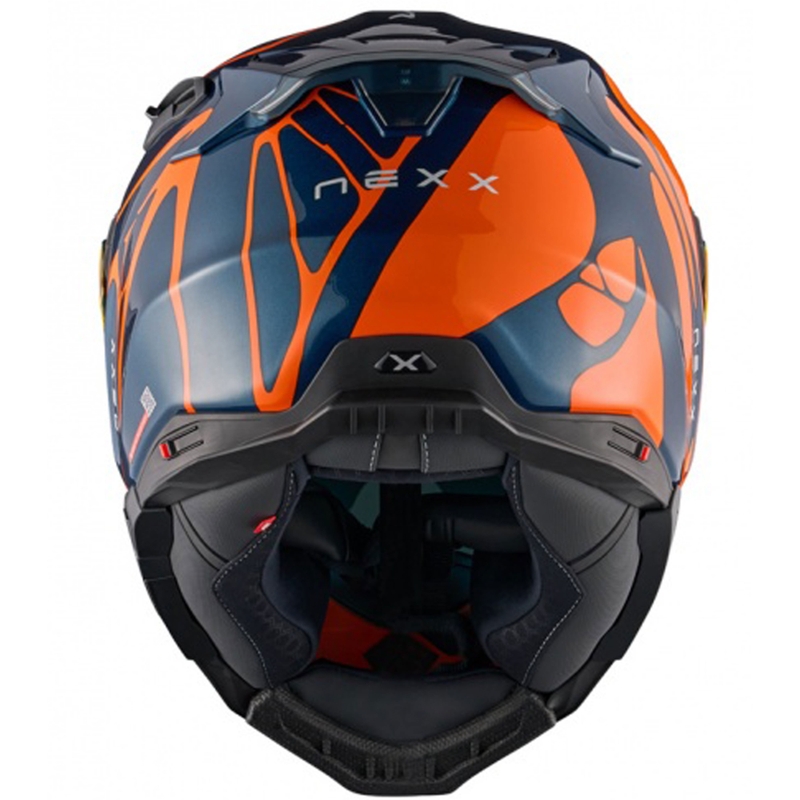 Integraal motorhelm Nexx X.WST3 B-Side blauw-oranje