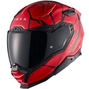Integraal motorhelm Nexx X.WST3 B-Side rood-zwart