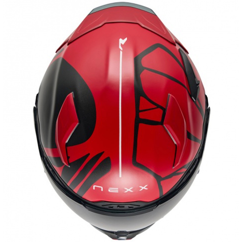 Integraal motorhelm Nexx X.WST3 B-Side rood-zwart