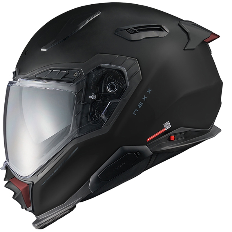 Nexx X.WST3 Plain Full Face Motorhelm Zwart uitverkoop