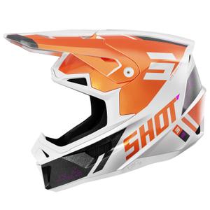 Motorcrosshelm Shot Lite Ultra parel oranje
