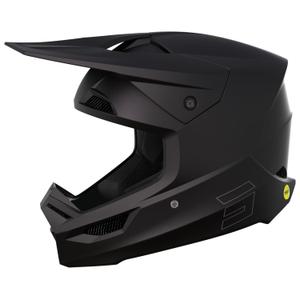 Motorcross Helm Shot Race Solid Zwart uitverkoop