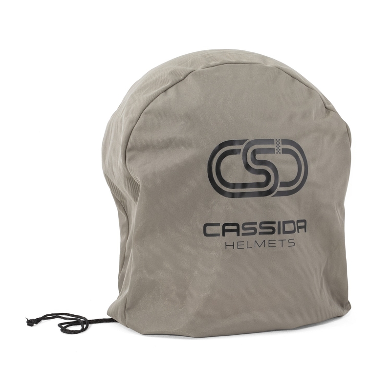 Cassida Oxygen 2.0 Rondo open face motorhelm parelwit-rood-blauw-zwart