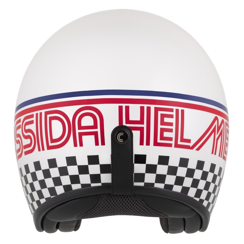 Cassida Oxygen 2.0 Rondo open face motorhelm parelwit-rood-blauw-zwart