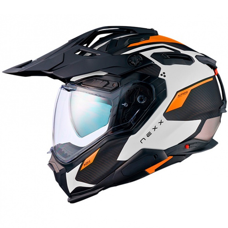 Endurohelm Nexx X.WED3 Keyo wit-oranje uitverkoop