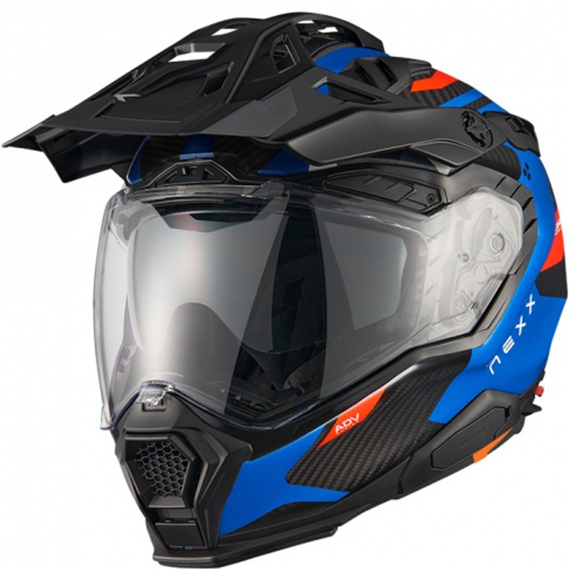 Endurohelm Nexx X.WED3 Keyo blauw-rood uitverkoop