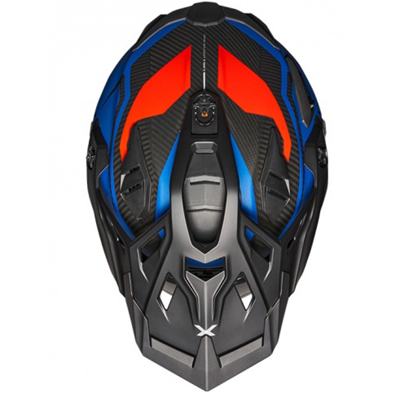 Endurohelm Nexx X.WED3 Keyo blauw-rood uitverkoop