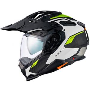 Endurohelm Nexx X.WED3 Keyo wit-fluogroen
