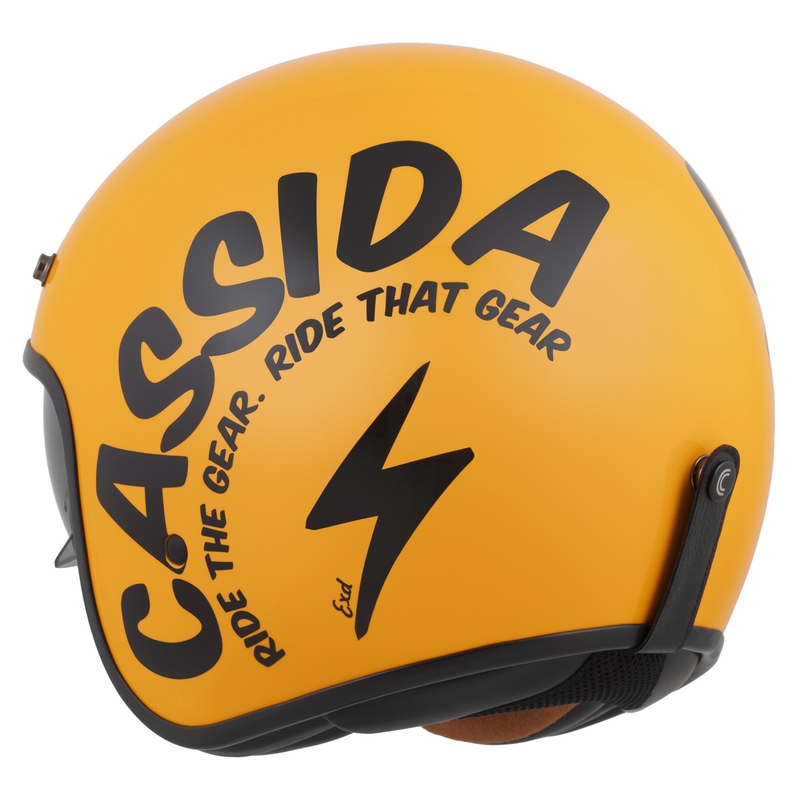 Cassida Oxygen 2.0 Gear open face motorhelm geel-zwart