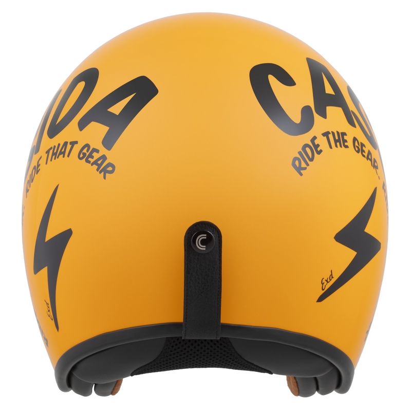 Cassida Oxygen 2.0 Gear open face motorhelm geel-zwart