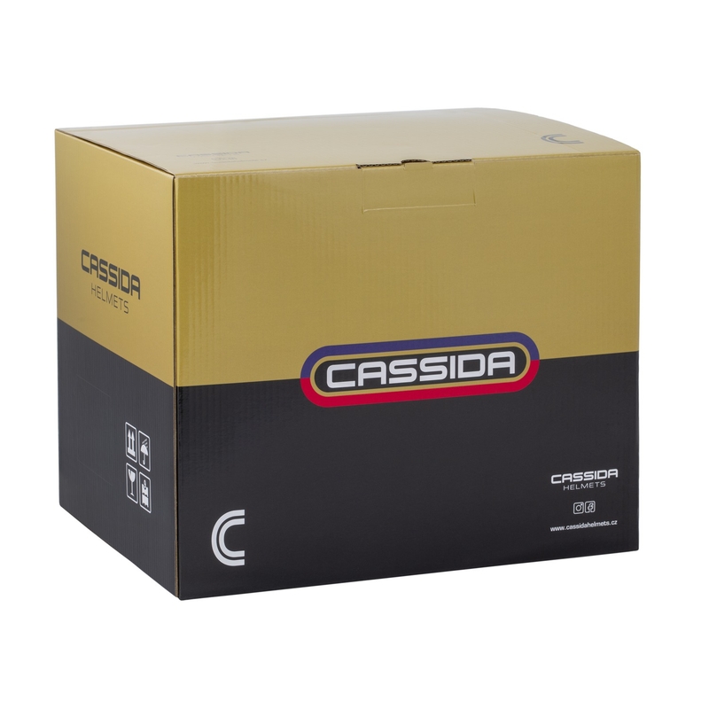 Cassida Oxygen 2.0 Gear Open Face Motorhelm Mat Rood-Donker Rood