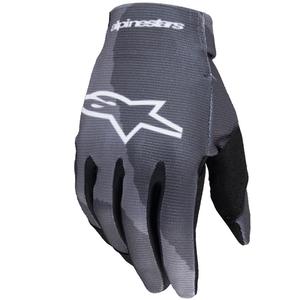 Alpinestars Radar kinder motorhandschoenen camo grijs-zwart