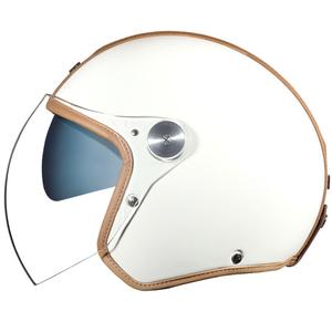 Open helm Nexx X.G30 Groovy SV wit-bruin