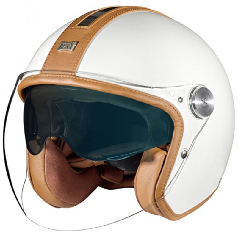 Open helm Nexx X.G30 Groovy SV wit-bruin uitverkoop