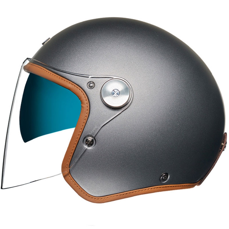 Open motorhelm Nexx X.G30 Clubhouse SV donkergrijs