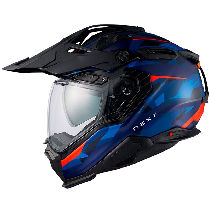 Endurohelm voor motorfiets Nexx X.WED3 Trailmania blauw-rood