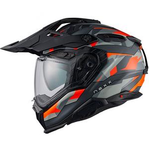 Endurohelm Nexx X.WED3 Trailmania oranje-grijs