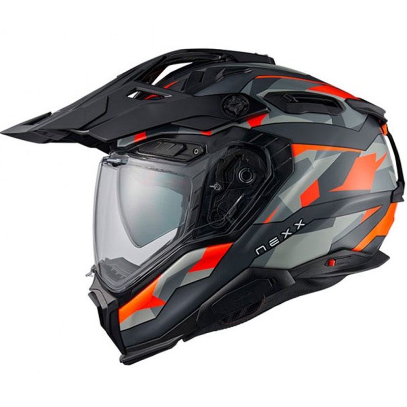 Endurohelm Nexx X.WED3 Trailmania oranje-grijs uitverkoop