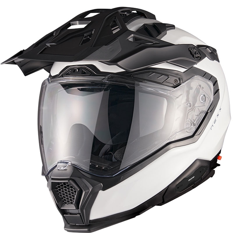 Endurohelm Nexx X.WED3 effen parelwit uitverkoop
