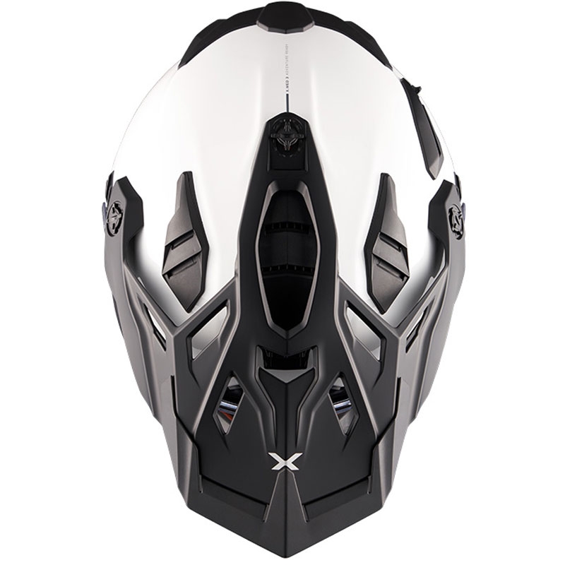 Endurohelm Nexx X.WED3 effen parelwit uitverkoop