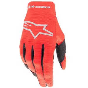 Alpinestars Radar Kids Motocross Handschoenen Rood-Zilver