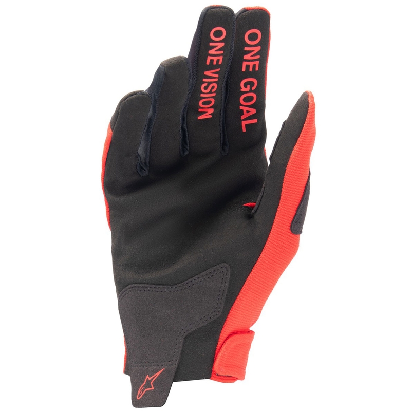 Alpinestars Radar Kids Motocross Handschoenen Rood-Zilver
