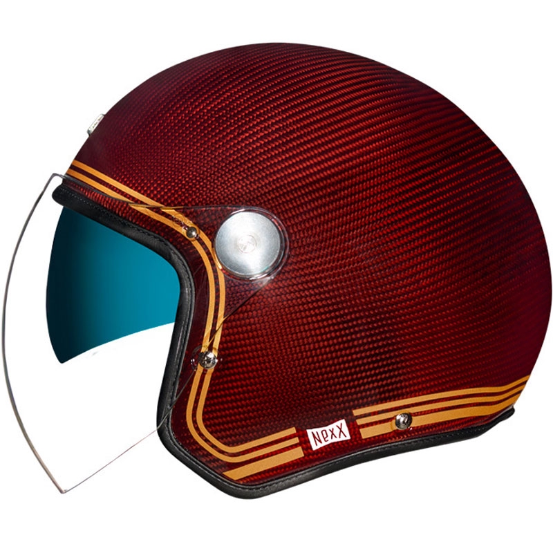 Open helm Nexx X.G30 Lignage rood-goud uitverkoop